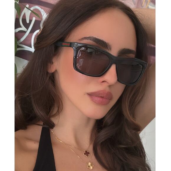 NEW Gucci GG1735S Black Unisex Sunglasses